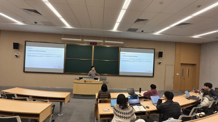 Visit by Yanan Liang and Kai Li