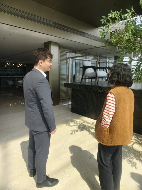 Visit to CSCEC International